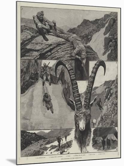 Ibex-Shooting in the Himalayas-Richard Caton Woodville II-Mounted Giclee Print