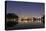 Ibirapuera Park with a Reflection of the Sao Paulo Skyline at Night-Alex Saberi-Stretched Canvas