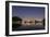 Ibirapuera Park with a Reflection of the Sao Paulo Skyline at Night-Alex Saberi-Framed Premium Photographic Print