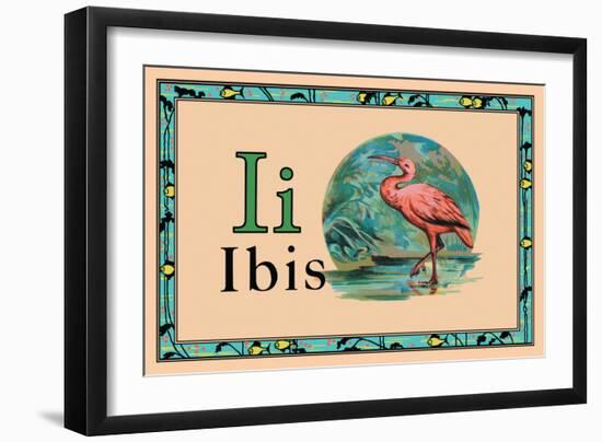 Ibis-null-Framed Art Print