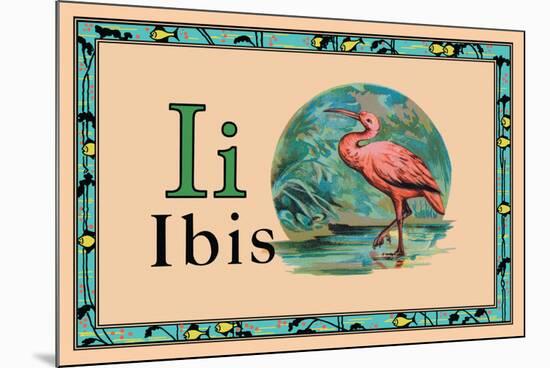 Ibis-null-Mounted Art Print