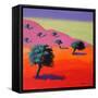 Ibiza, 2021 (acrylic on board)-Paul Powis-Framed Stretched Canvas