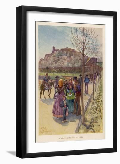 Ibiza: a Typical Sunday Morning-null-Framed Art Print