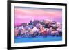 Ibiza Eivissa Old Town And Harbour Pearl Of The Mediterranean-Markus Bleichner-Framed Art Print