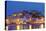 Ibiza Harbour at Night, Ibiza, Balearic Islands, Spain, Europe-Neil Farrin-Stretched Canvas