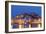 Ibiza Harbour at Night, Ibiza, Balearic Islands, Spain, Europe-Neil Farrin-Framed Photographic Print