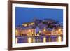 Ibiza Harbour at Night, Ibiza, Balearic Islands, Spain, Europe-Neil Farrin-Framed Photographic Print