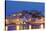 Ibiza Harbour at Night, Ibiza, Balearic Islands, Spain, Europe-Neil Farrin-Stretched Canvas