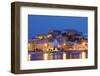 Ibiza Harbour at Night, Ibiza, Balearic Islands, Spain, Europe-Neil Farrin-Framed Photographic Print