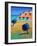 Ibiza II (acrylic on board, 2021)-Paul Powis-Framed Giclee Print