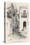 Ibiza: Street in the Maritime Quarter-null-Stretched Canvas