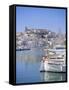 Ibiza Town and Harbour, Ibiza, Balearic Islands, Spain, Europe-Firecrest Pictures-Framed Stretched Canvas