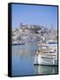 Ibiza Town and Harbour, Ibiza, Balearic Islands, Spain, Europe-Firecrest Pictures-Framed Stretched Canvas