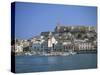 Ibiza Town Skyline and Harbour, Ibiza, Balearic Islands, Spain, Mediterranean, Europe-Lightfoot Jeremy-Stretched Canvas