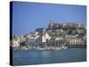 Ibiza Town Skyline and Harbour, Ibiza, Balearic Islands, Spain, Mediterranean, Europe-Lightfoot Jeremy-Stretched Canvas