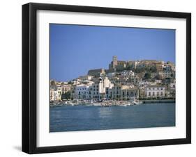 Ibiza Town Skyline and Harbour, Ibiza, Balearic Islands, Spain, Mediterranean, Europe-Lightfoot Jeremy-Framed Photographic Print