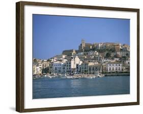 Ibiza Town Skyline and Harbour, Ibiza, Balearic Islands, Spain, Mediterranean, Europe-Lightfoot Jeremy-Framed Photographic Print