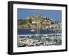 Ibiza Town Skyline and Marina, Ibiza, Balearic Islands, Spain, Mediterranean, Europe-Lightfoot Jeremy-Framed Photographic Print