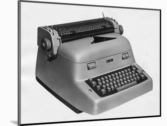 Ibm Electric Typewriter-null-Mounted Photographic Print