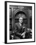 IBM Pres. Thomas J. Watson Jr. in Office-Alfred Eisenstaedt-Framed Premium Photographic Print