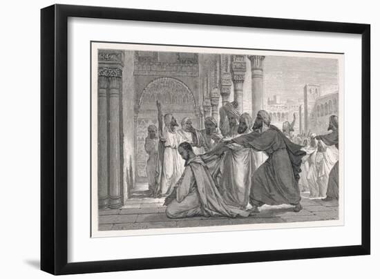 Ibn Rushd, Known in the West as Averroes, Spanish-Islamic Philospher-Figuier-Framed Art Print