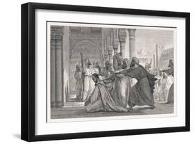 Ibn Rushd, Known in the West as Averroes, Spanish-Islamic Philospher-Figuier-Framed Art Print