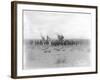 Ibn Saud's (Abd Al-Aziz Ibn Saud'S) Army on the March- Near Habl, 8th January 1911-William Henry Irvine Shakespear-Framed Photographic Print