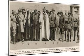 Ibn Saud, Sir Percy Cox, Miss Gertrude Bell-null-Mounted Photographic Print