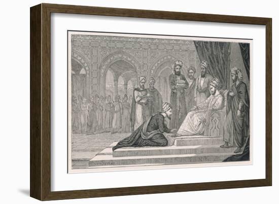 Ibn Sina Known in the West as Avicenna Islamic Scientist and Philosopher-Louis Figuier-Framed Art Print