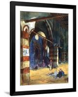 Ibrahim Agha Mosque, Cairo, Egypt, 1928-Louis Cabanes-Framed Giclee Print