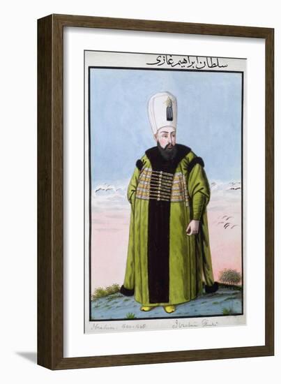 Ibrahim I, Ottoman Emperor, (1808)-John Young-Framed Giclee Print