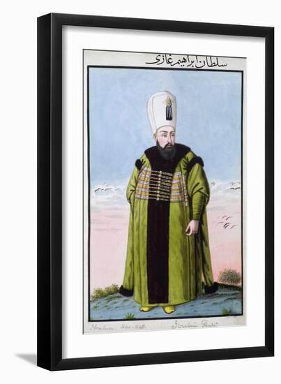 Ibrahim I, Ottoman Emperor, (1808)-John Young-Framed Giclee Print