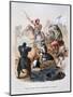 Ibrahim Pasha Fighting the Wahabis, Saudi Arabia, 1811-1818-Jean Adolphe Beauce-Mounted Giclee Print
