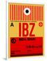 IBZ Ibiza Luggage Tag I-NaxArt-Framed Art Print