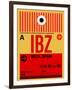 IBZ Ibiza Luggage Tag I-NaxArt-Framed Art Print