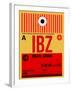 IBZ Ibiza Luggage Tag I-NaxArt-Framed Art Print