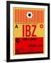 IBZ Ibiza Luggage Tag I-NaxArt-Framed Art Print