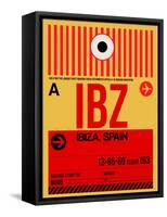 IBZ Ibiza Luggage Tag I-NaxArt-Framed Stretched Canvas