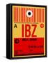 IBZ Ibiza Luggage Tag I-NaxArt-Framed Stretched Canvas