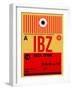 IBZ Ibiza Luggage Tag I-NaxArt-Framed Art Print