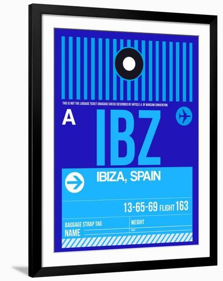 IBZ Ibiza Luggage Tag II-NaxArt-Framed Art Print