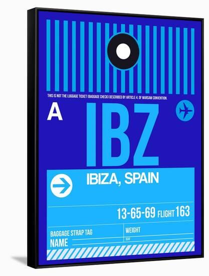 IBZ Ibiza Luggage Tag II-NaxArt-Framed Stretched Canvas