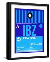 IBZ Ibiza Luggage Tag II-NaxArt-Framed Art Print