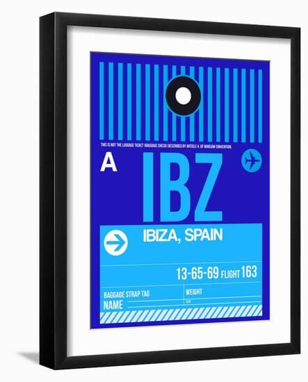 IBZ Ibiza Luggage Tag II-NaxArt-Framed Art Print