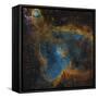 Ic 1805, the Heart Nebula-null-Framed Stretched Canvas