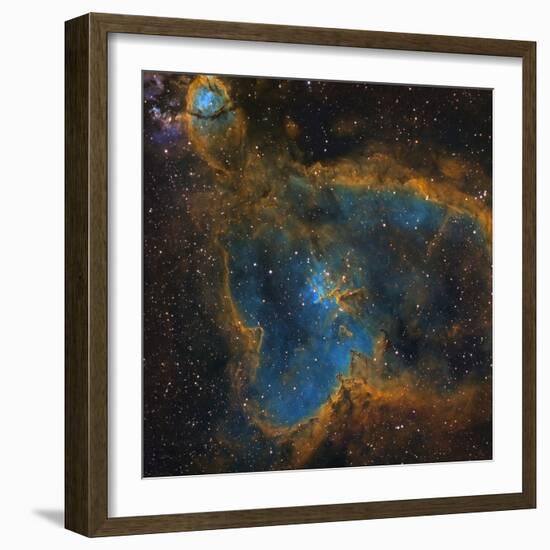 Ic 1805, the Heart Nebula-null-Framed Photographic Print