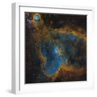 Ic 1805, the Heart Nebula-null-Framed Photographic Print