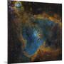 Ic 1805, the Heart Nebula-null-Mounted Photographic Print