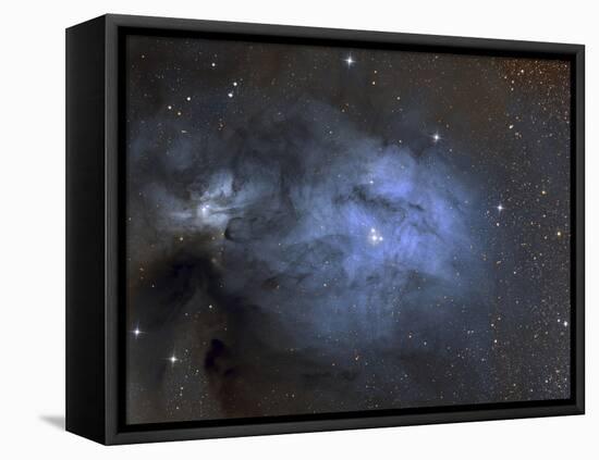 Ic 4603 Is a Blue Reflection Nebula in Ophiuchius-null-Framed Stretched Canvas