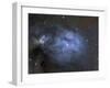 Ic 4603 Is a Blue Reflection Nebula in Ophiuchius-null-Framed Photographic Print